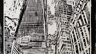 Gravure Westfield WTC, NY vignette